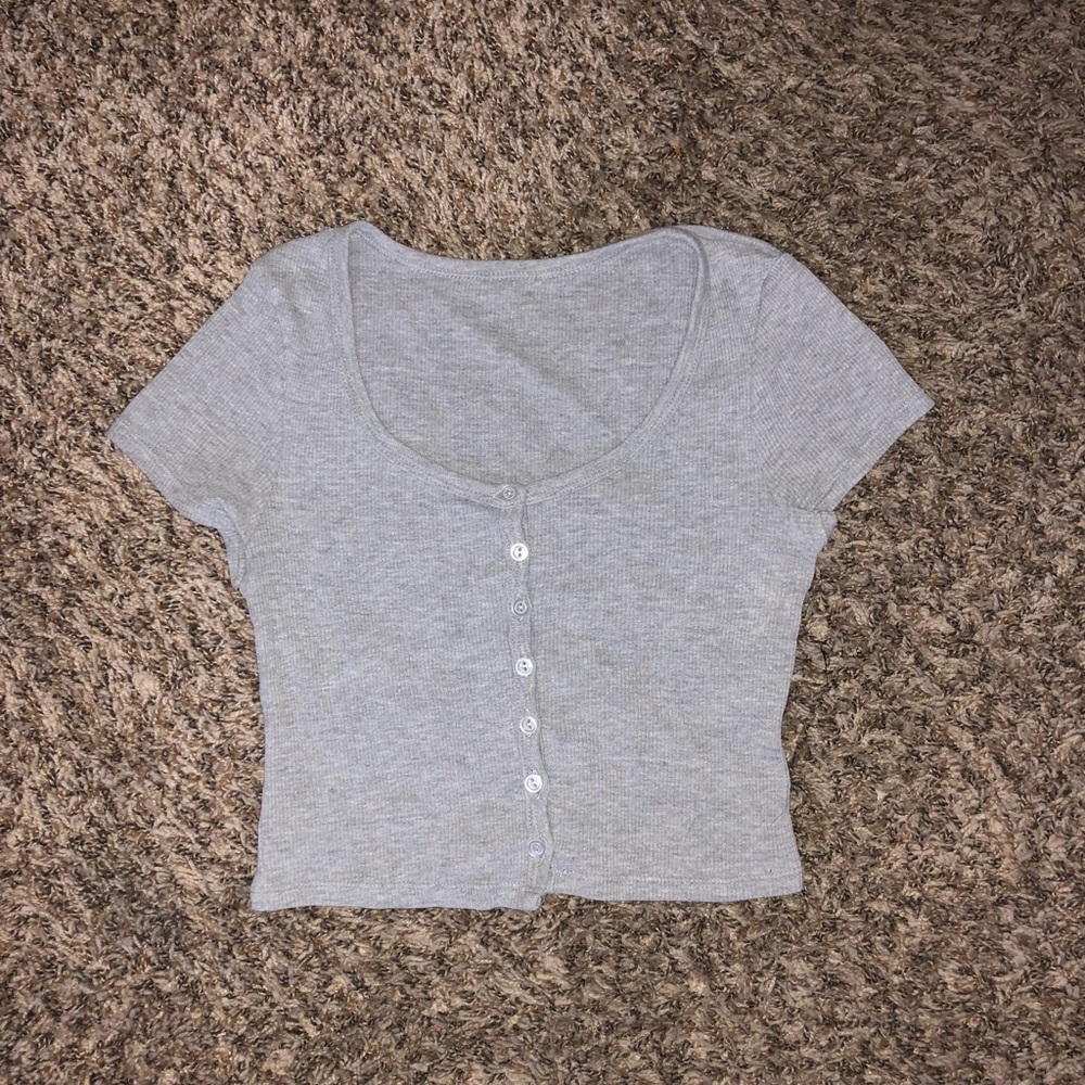 Grey baby top